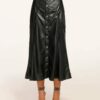 Dale Faux Leather Midi Skirt