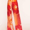 Claudia Printed High Waisted Pant